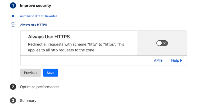 cloudflare alwaysuse https